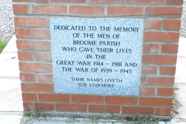 Broome War Memorial in Sun Road
