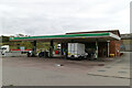 Petrol station at Barton Services