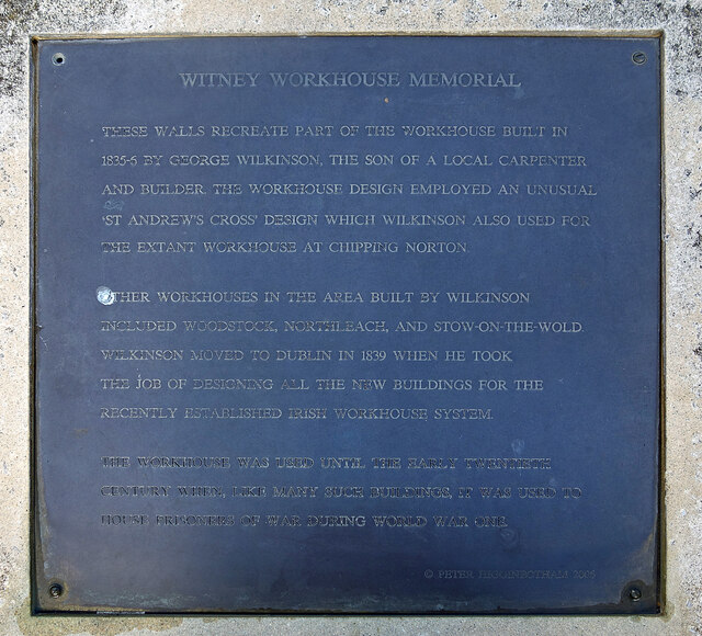 Witney Workhouse Memorial