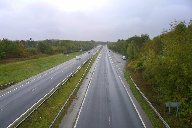 The A131 bypassing Great Leighs
