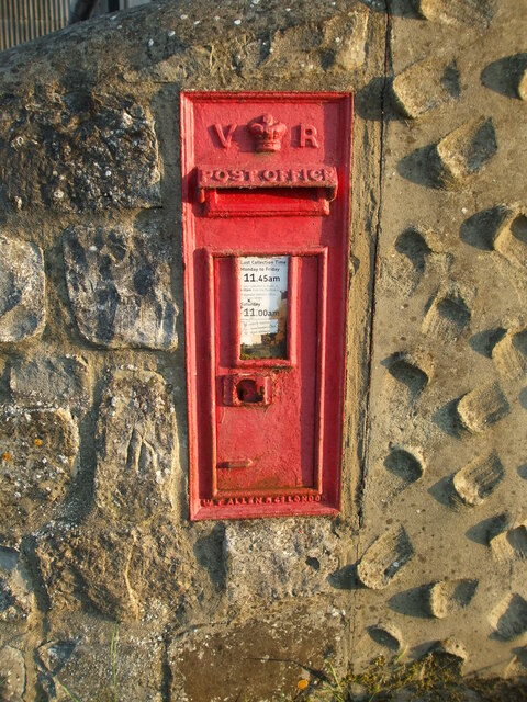 An old letterbox on a farm wall