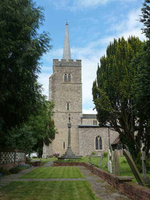Aldenham church tower