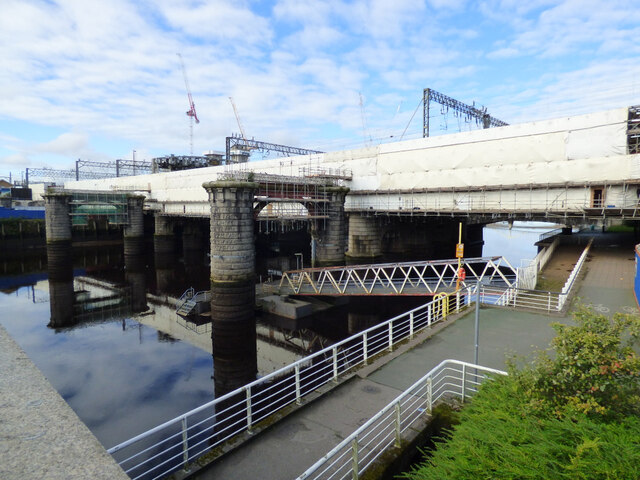 Clyde Bridge renovation works