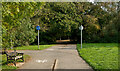 A cycle and footpath between Tews Lane and Roundswell