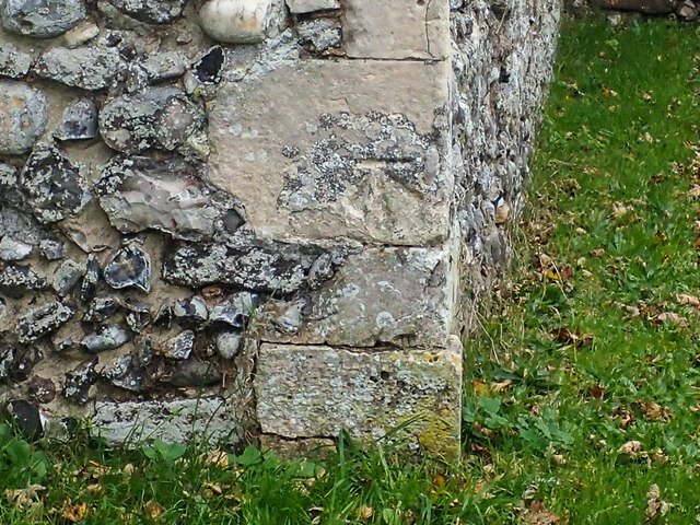 Benchmark on a church