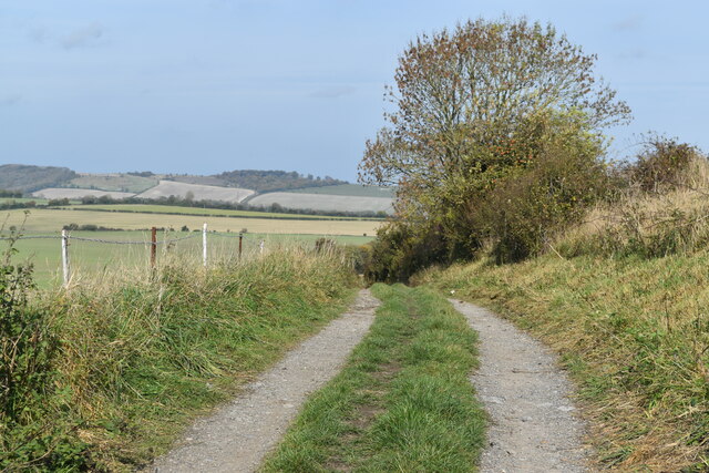 Wessex Ridgeway path on Etchilhampton Hill