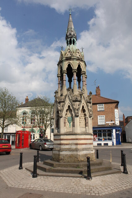 The Stanhope Memorial, Market Square,... © Jo and Steve Turner cc-by-sa ...