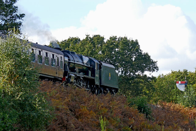 Severn Valley Railway near Bewdley in Worcestershire