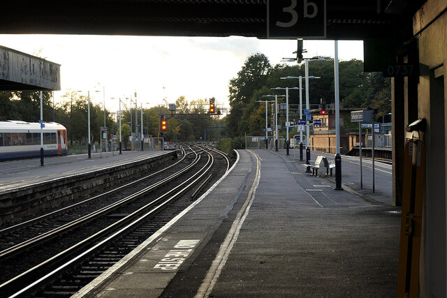 Looking west from Southampton Central railway station