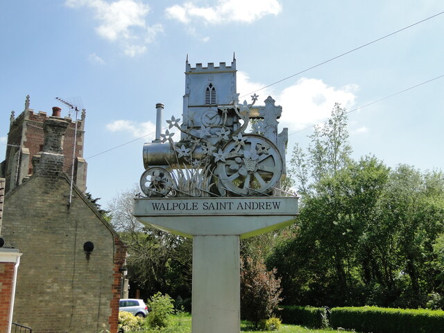 Walpole St. Andrew village sign