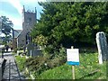 The churchyard at Phillack