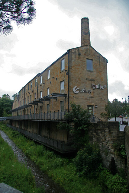 Cow Lane Mill; from Hammerton Street, Burnley