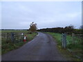 Farm road off Topcliffe Road (B1448)