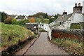 NY7843 : Narrow lane in Nenthead by Andrew Curtis