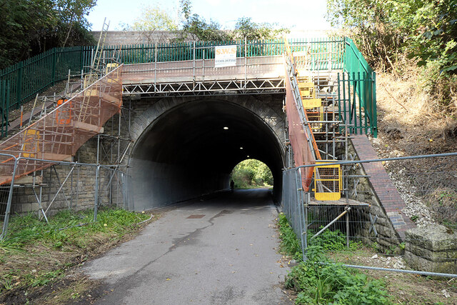 Rodwell tunnel looking north