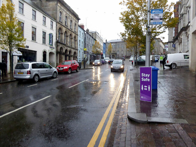 Wet in High Street, Omagh