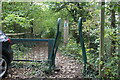 Squeeze stile behind Railway Cottages