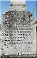 Names on the Hempnall war memorial - 4