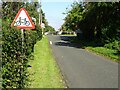 Entering the village of Wadborough