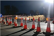 SP4490 : New roundabout under construction on Watling Street by David Howard