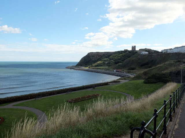 North Bay and the castle seen from Queen's Parade, Scarborough