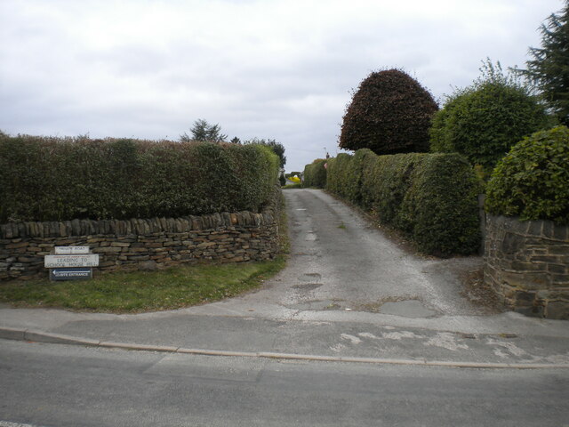 Private road off Old Road, Heage