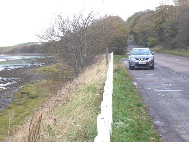 Road beside Budle Bay