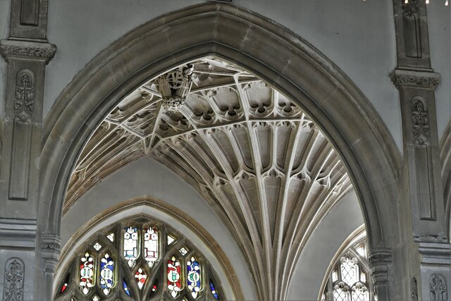Cullompton, St. Andrew's Church: Fan vaulting in the south aisle