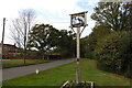 Foxhall village sign on Bucklesham Road