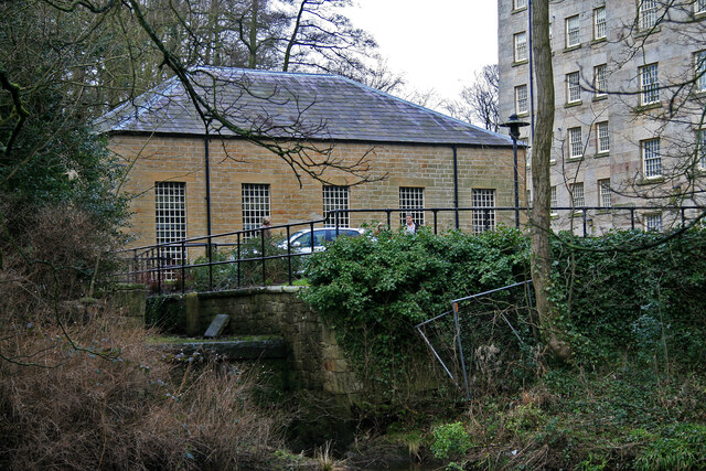 Calver Mill  water wheel house
