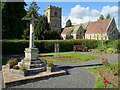 Colwall war memorial and church