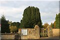 The entrance to Preston Bissett Church