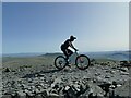 NY2628 : Mountain biker on Skiddaw by Stephen Craven