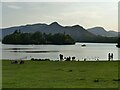 NY2622 : Crow Park, Keswick: down to the lake by Stephen Craven