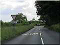 The A4095 approaching Station Road