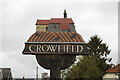 Crowfield village sign