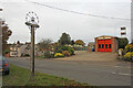 Holbrook village sign and fire station