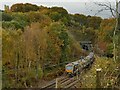 Train approaching Springs Tunnel