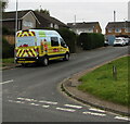 Welsh Water biosolids van, Pilton Vale, Newport