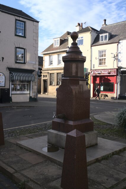 The fountain in the marketplace © Bob Harvey :: Geograph Britain and Ireland