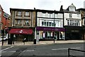 Harrogate, Parliament Street: Three shops