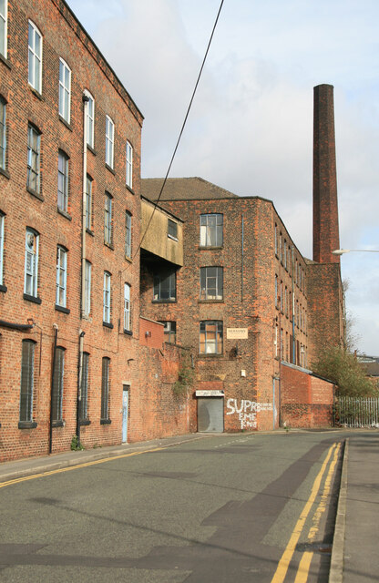 Chapeltown Street Mills, Manchester © Chris Allen cc-by-sa/2.0 ...