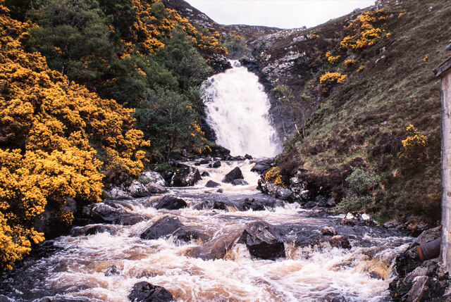 Waterfall on the Maldie Burn