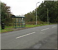 ST3190 : Green shelter at the eastern edge of Pilton Vale, Newport by Jaggery
