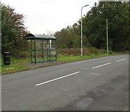 ST3190 : Green shelter at the eastern edge of Pilton Vale, Newport by Jaggery