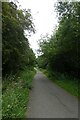 Rail path near Blacon