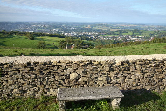 Bench, Wall and View