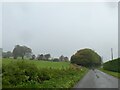 A gloomy day on the road through Lower Magiston