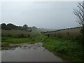 Field access track near Magiston