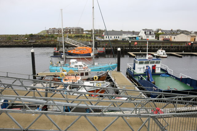 Girvan Harbour © Billy Mccrorie Cc-by-sa 2.0 :: Geograph Britain And 